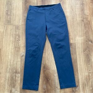 Ministry of Supply Pants Mens 32x30 Blue Trousers Stretch Performance Luxury